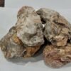 Raw fluorspar ore mined at DKB fluorite mine, Loralai, Pakistan